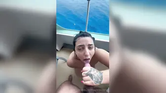 ThatGreenEyedGirl22 Onlyfans Naked CIM After Fucking On A Ship POV Video Leaked