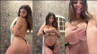 Ika D'Auria Onlyfans Topless Boob Teasing Selfie Video Leaked