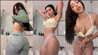 Aishah Sofey Strips To Lingerie Onlyfans Selfie Video Leaked