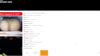 Vanessa drumon chamada de video omegle passando dedo no cuzinho