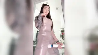 Elise Laurenne In See Through Skin Fit Enjoys Vibrator Orgasm Onlyfans Leak
