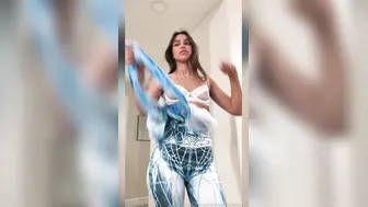 Mika Lafuente Strip To Lingerie White Venom Girl Onlyfans Tease Leak