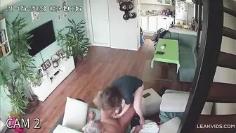 Perv Daddy's Forbidden Fuck Session with Slutty Daughter Caught & Exposed by IP Cam