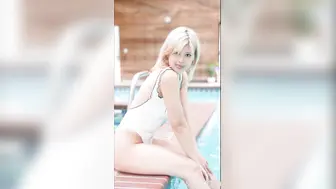 Syanne Seducing In Bikini By The Swimming Pool Sexy PPV Leak