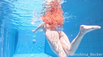 Alina Becker Nude Swimming Under Water Sexy Video Leaked