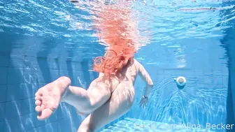 Alina Becker Nude Swimming Under Water Sexy Video Leaked