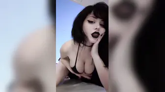 Pinkchyu Seducing Her Sexy Tits As A Horny Vampire Onlyfans Selfie Leak