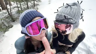 Lulu Romanova & Lucy Mochi Fucked BGG After Lesbo Play While Ice Skating Onlyfans 4K POV
