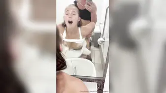 Ella Alexandra Sneaky Beach Bathroom Sextape Before Blows So Badly POV Video Leaked