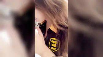 Brattygbaby Delivery Girl Giving HJ For Extra Tip OnlyFans POV Video Leak