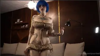 Lyra Crow Aka lyracr0w0 Strips Naked And Seduces Squeezing Tits Onlyfans Leak