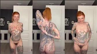 Imsadspice Strips Naked With Her Hairy Pussy Oiling Herself Onlyfans Selfie Leak