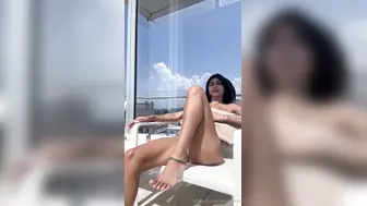 Mia Khalifa Topless Teasing While Relaxing n Smoking Onlyfans Selfie Leak