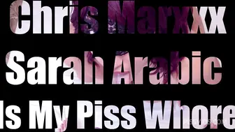 Sarah Arabic Piss Whore