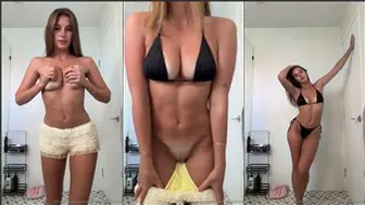 Ellaalexandraxo Onlyfans Naked Bikini Try On Selfie Tease Leaked