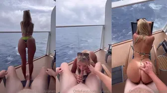 Lily Lanes Takes CIM After Sex On A Cruise Ship's Balcony OnlyFans POV Video Leaked