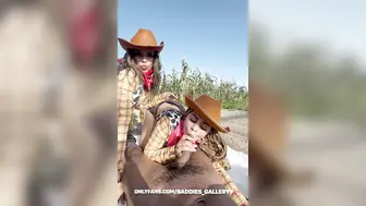 Baddies_Gallery Onlyfans BGG Cowgirls Threesome Outdoor POV Video Leaked