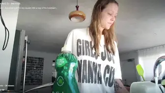 Sabrina Nichole Onlyfans Topless Sexy Cooking Livestream Video Leaked
