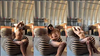 Janna Breslin Strips Topless Teasing On Couch Onlyfans Video Leaked