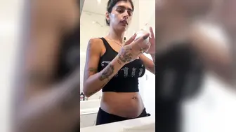 Mia Khalifa G String Panty Try On Topless Onlyfans Selfie Leaked