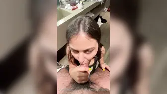 Taliyaandgustavo Sucking Her Man's Cock On Knees Onlyfans POV Leak