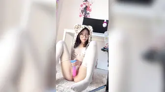 Miamiaof Dildo Fucking In Cute Leopard Costume Onlyfans Selfie Video Leaked