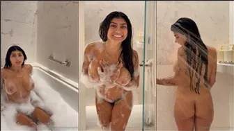 Mia Khalifa Onlyfans Full Naked Shower Tease Solo Video Leaked