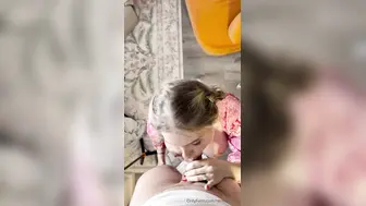 ReneesRealm Aka Brandy Renee Onlyfans Cumshot After Blowjob & Handjob POV Video Leaked