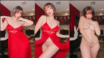 Carlotta Champagne Nude Strip While Seducing So Hot Selfie Video Leaked
