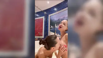 Adelalinka Twins Nude Lesbo Girls Loving Each Others In A Tub Selfie Video Leaked