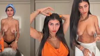 Mia Khalifa Shows Her Slutty Boobs And Pussy on Livestream Onlyfans POV Video Leaked