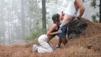 Dean Ralphs Onlyfan Model Trying First Time Blowjob with stranger in forest for Money