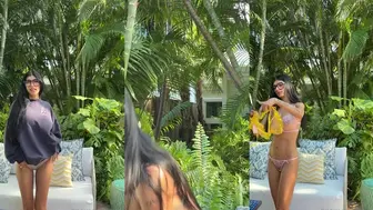Mia Khalifa Teasing Khalifas Outdoor Lingerie leak video