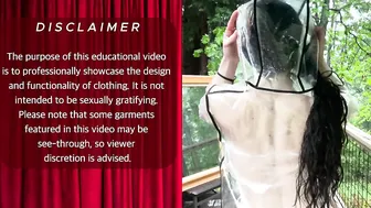 Gia Bambaci Nude See-Through Rain Coat Video Leaked