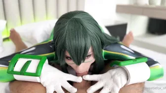 Sweetie Fox Tsuyu Frog Cosplay Sextape Video Leaked