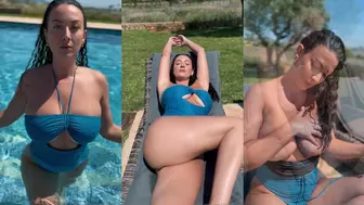 Joey Fisher Nude Poolside Teasing PPV OnlyFans Video Leaked