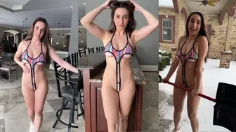 Christina Khalil Clean Snow Naked Video Leaked