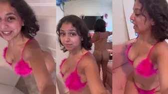 Taliyaandgustavo Nude Pink Bikini PPV OnlyFans Video Leaked
