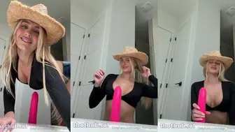 Vega Thompson Nudes Cowgirl Dildo Ride Video Leaked