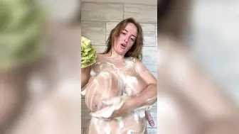 Amelia-wet-angel Nude Bath Soaping Huge Tits Selfie Tease Video Leaked