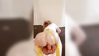 Bambi Doe Onlyfans Dildo Riding With Her Oily Ass Solo Sex Video Leaked