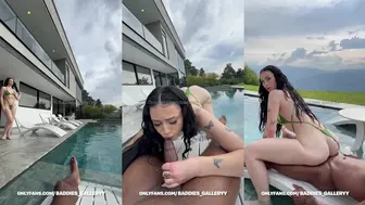 Auhneesh Nicolefucks hard BBC by the pool so Badly onlyfans exclusive video leaked
