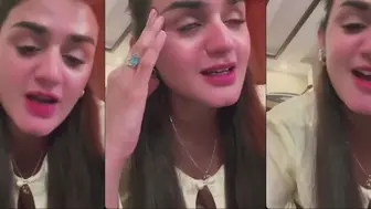 Hania big boobs show in suit leaked video
