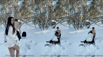 Mikaela Testa Sucking Off Boyfriend In The Snow Onlyfans Video Leak