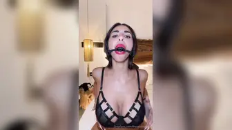 Therealmorenita Onlyfans Naked Strip Seduction Wearing Ball Gag Solo Video Leaked