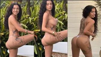 Malu Trevejo Sexy Topless Posing For Outdoor Photoshoot Onlyfans Video Leaked