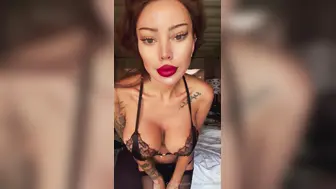 Alena Omovych Strips Naked Teasing Her Tight Tits Hot Onlyfans Selfie Video Leaked