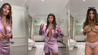 Mia Khalifa Nude Pussy and Ass hole Striptease Onlyfans POV Video Leaked