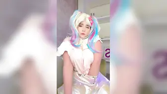 Suzanna Joy Strips Cosplay Outfit Playing With Dildo Hot Selfie Solo Video Leaked