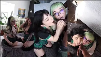 Naomih666 Shares Hot Blowjob Cum From BBC After Caught In Lesbo Foreplay POV Video Leaked